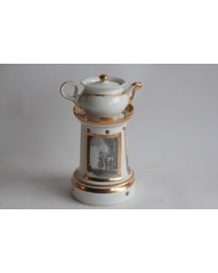 Tisanière porcelaine de Paris XIXe siècle
