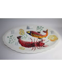 Plat à Poisson céramique Italie