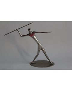 Karl HAGENAUER Bronze Viennois Lanceur de Javelot WHW Autriche
