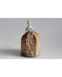 Demi figurine porcelaine Marquise abat-jour