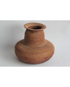 Ancien vase vannerie Chine