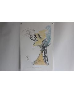 SALVADOR DALI Lithographie Oiseau sur la langue Giacomo Casanova