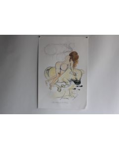 SALVADOR DALI Fille et cochon Giacomo Casanova
