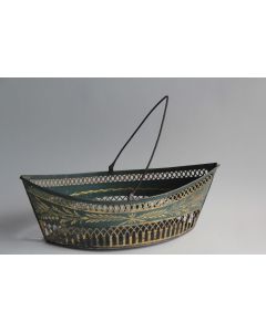 Corbeille navette tôle peinte Empire