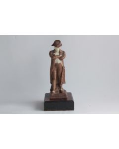 Napoléon porcelaine biscuit peint 1900