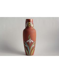 Vase Longchamp céramique émaillée Art nouveau