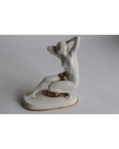 Femme nue porcelaine Allemagne Art déco