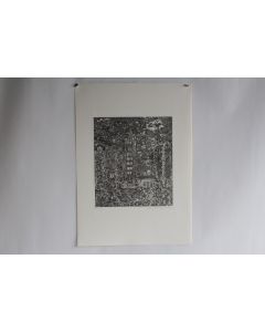 Gravure Eau forte originale Renzo Bussotti