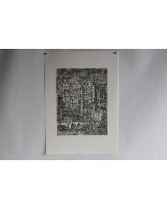 Gravure Eau forte originale Renzo Bussotti