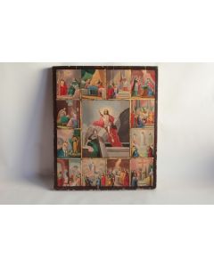 Grande icône orthodoxe Résurrection du Christ 12 grandes fêtes