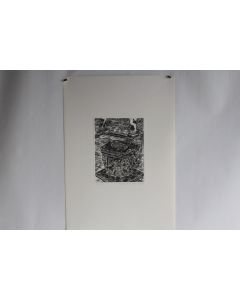 Gravure Eau forte originale Renzo Bussotti