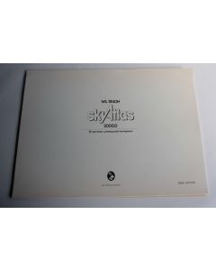 Carte du ciel SkyAtlas 2000.0 Wiltrion 26 cartes 1981 desk edition