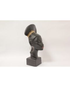 Sculpture céramique buste femme africaine Alex 188