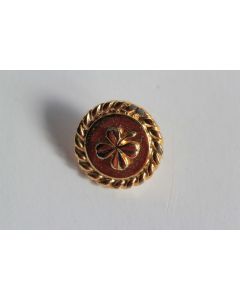 CHANEL Bouton métal doré vintage
