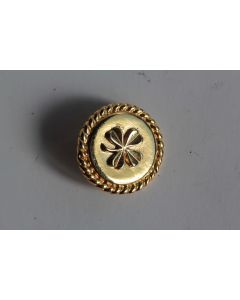 CHANEL Bouton métal doré vintage