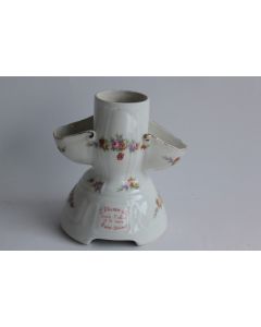 Moutardier Sonnette de table porcelaine Justin Giraud