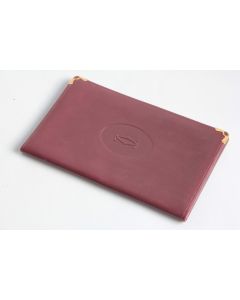 CARTIER Portefeuille Porte-documents cuir bordeaux