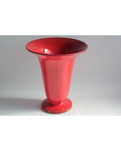 LIFAS Vase céramique rouge Alice Sordet-Bonifas Art déco