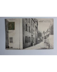 CPA France Le cantal Pittoresque Pierrefort Hôtel des voyageurs