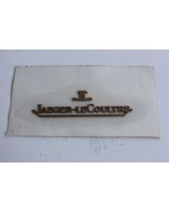 Lettres métal publicité montres JAEGER LeCOULTRE 