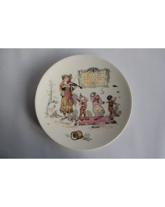 Assiette parlante Sarreguemines l'amour aveugle Froment