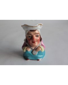 Pot à crème porcelaine figuratif Toby Jug