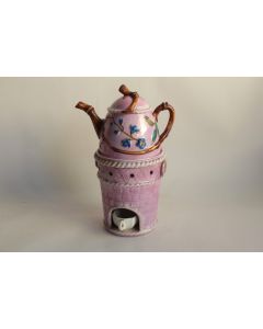 Tisanière porcelaine bambou XIXe siècle Napoléon III