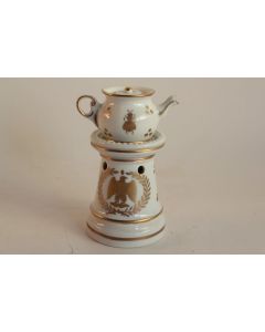 Tisanière porcelaine de poupée Napoléon Aigle impérial