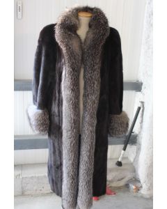 Manteau de fourrure vison et renard Noël Genève