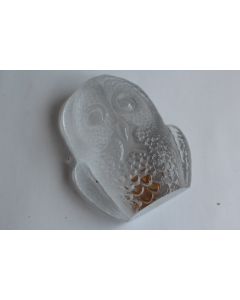 Presse-papiers Hibou cristal Mats Jonasson Suède