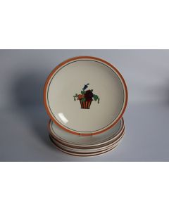 Anciennes assiettes plates Jean Luce art déco