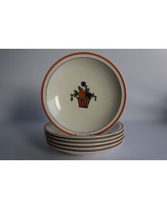 Anciennes assiettes creuses Jean Luce art déco
