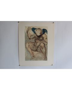 SALVADOR DALI Lithographie La divine comédie L'Envie
