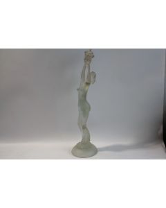 Sculpture verre Femme nue aux raisins Seguso Murano