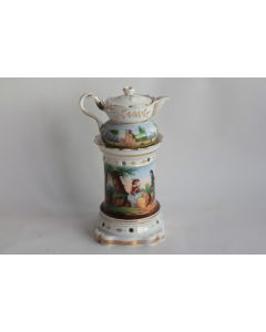 Tisanière porcelaine de Paris XIXe siècle