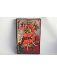 Icône orthodoxe peinte Mère de Dieu