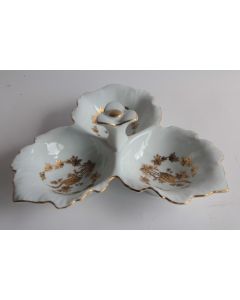Plat mendiant porcelaine Bareuther Allemagne