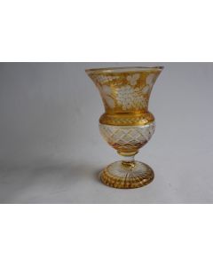 Vase Médicis en cristal taillé 
