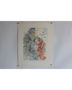 SALVADOR DALI Lithographie La divine comédie Opposition