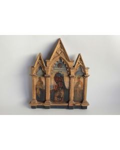 Ancienne Icône orthodoxe triptyque