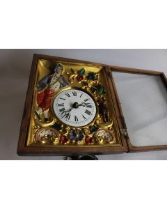 Pendulette Art populaire Forêt noire  Chasseur 