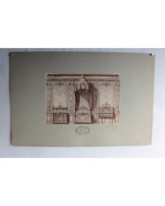 Photographie originale Eugène Prignot Décor intérieur Ameublement