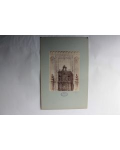 Photographie originale Eugène Prignot Décor intérieur Ameublement