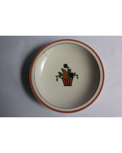 Ancienne assiette creuse Jean Luce art déco