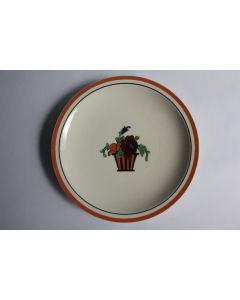 Ancienne assiette dessert Jean Luce art déco