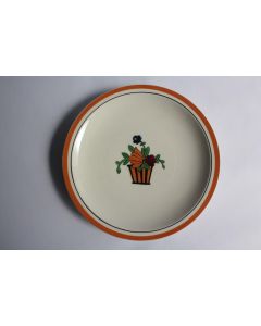 Ancienne assiette dessert Jean Luce art déco