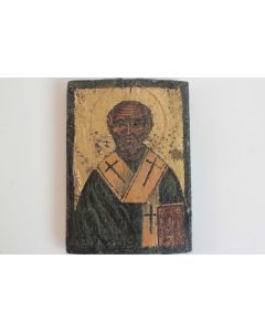 Ancienne Icône orthodoxe Saint Nicolas