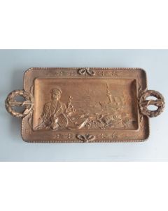 Vide poche bronze marine impériale Allemagne Empereur Wilhelm II