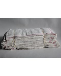 Lot 12 torchons de cuisine bouclettes coton Linge ancien