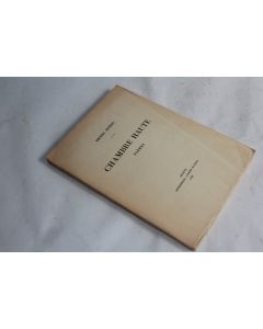 Livre Poèmes Chambre Haute Henry Spiess ex numéroté 1928